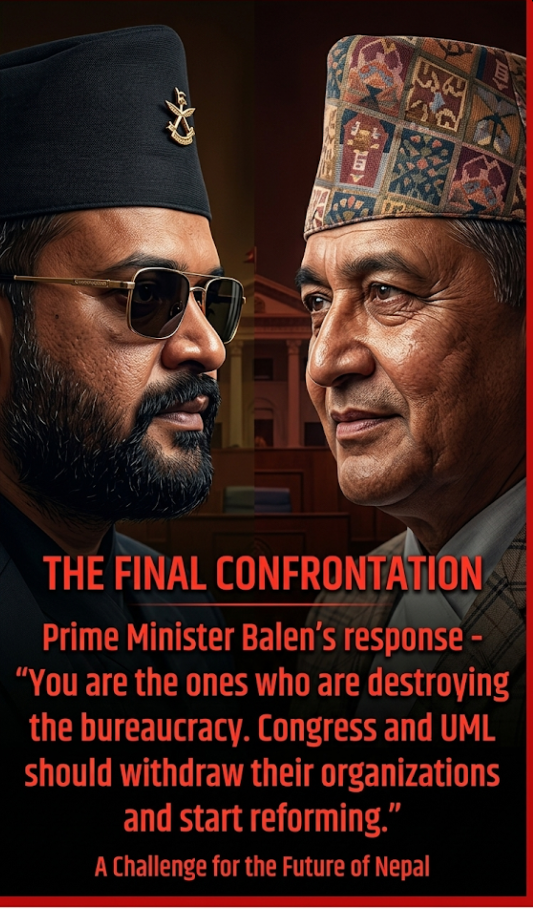 प्रधानमन्त्री बालेनको जवाफ - 